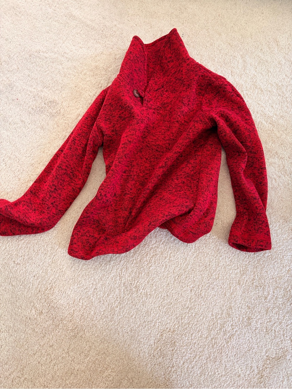 jumping beans Red Marled Cowl Neck Sweater